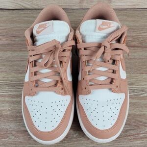 Nike Dunk Low Rose Whisper Sneakers Women’s Size 7.5 Shoes DD1503-118